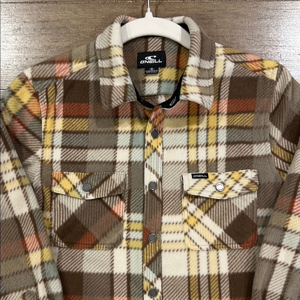 O'Neill Boys Glacier Plaid Superfleece Shirt